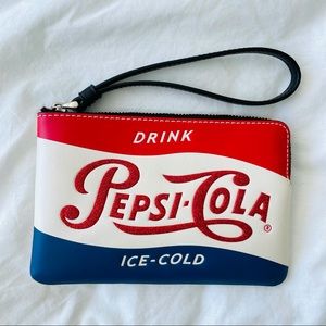 NWT Coach Pepsi-Cola Wristlet